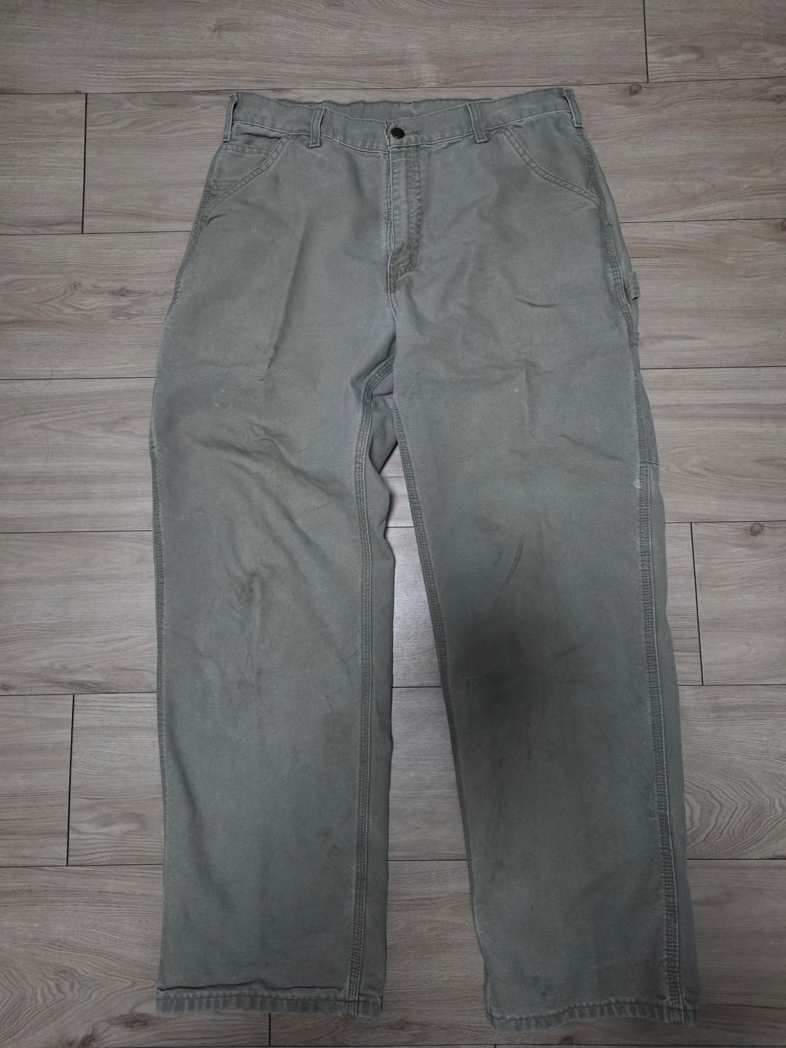 [34] 빈티지 칼하트 싱글니 덕캔버스 워크팬츠 DES 팝니다 상품이미지1