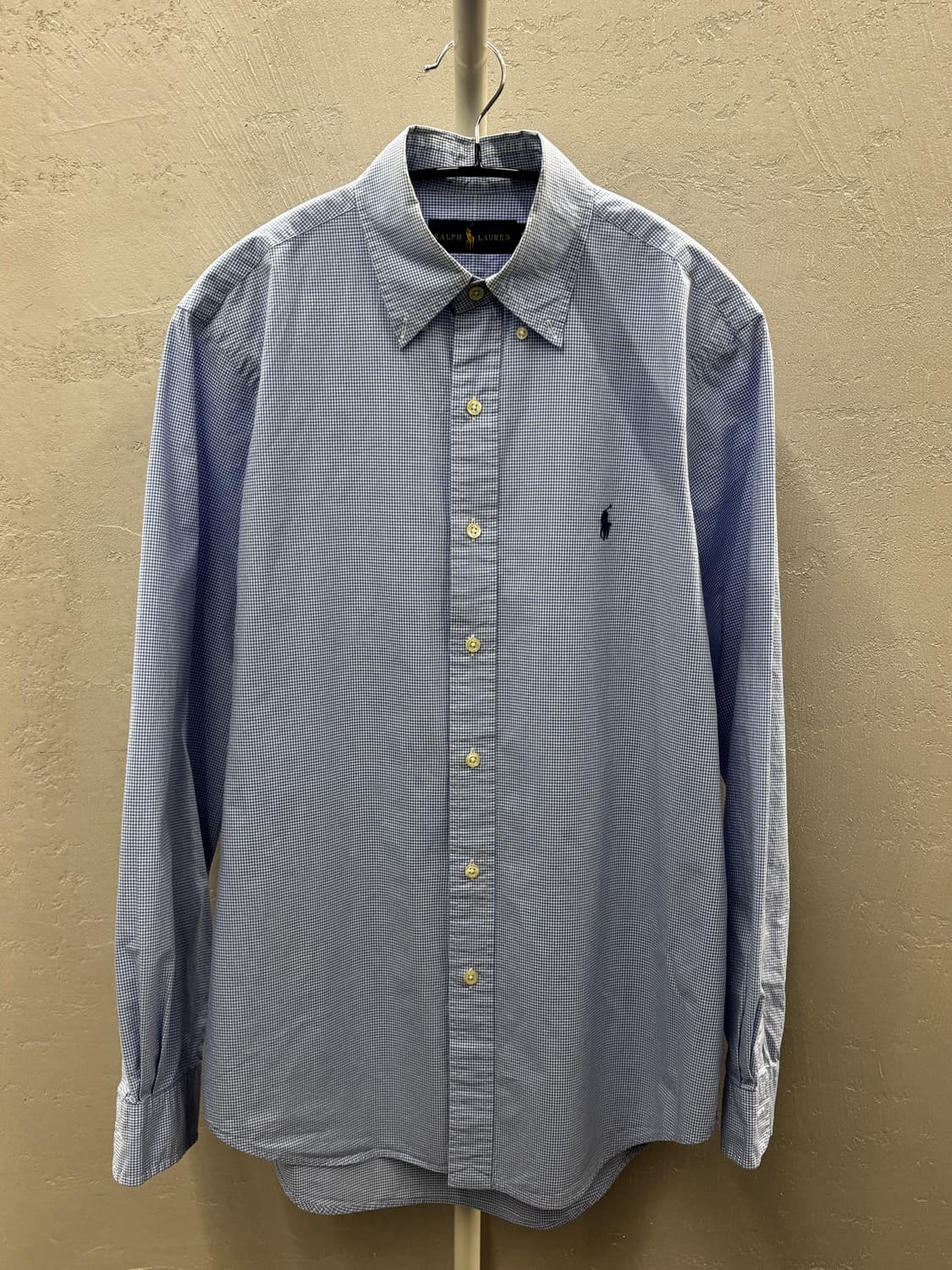 폴로 랄프로렌 깅엄 체크 셔츠 S 상품이미지9