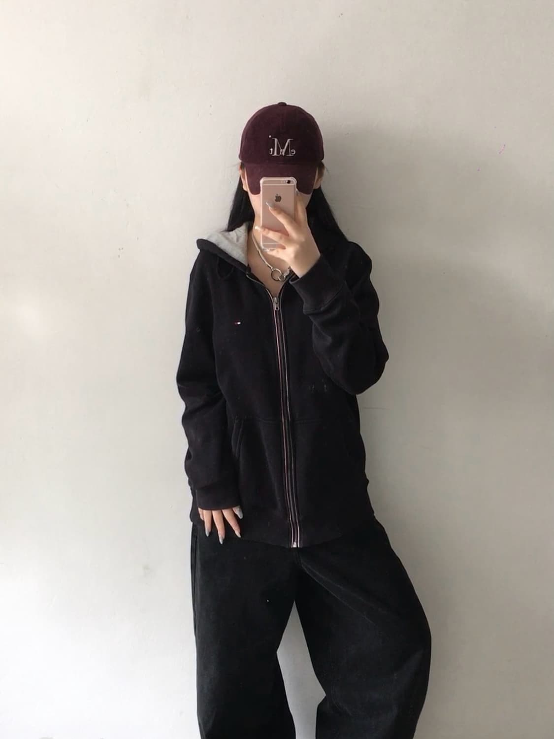 타미힐피거 스몰로고 후드집업 상품이미지1