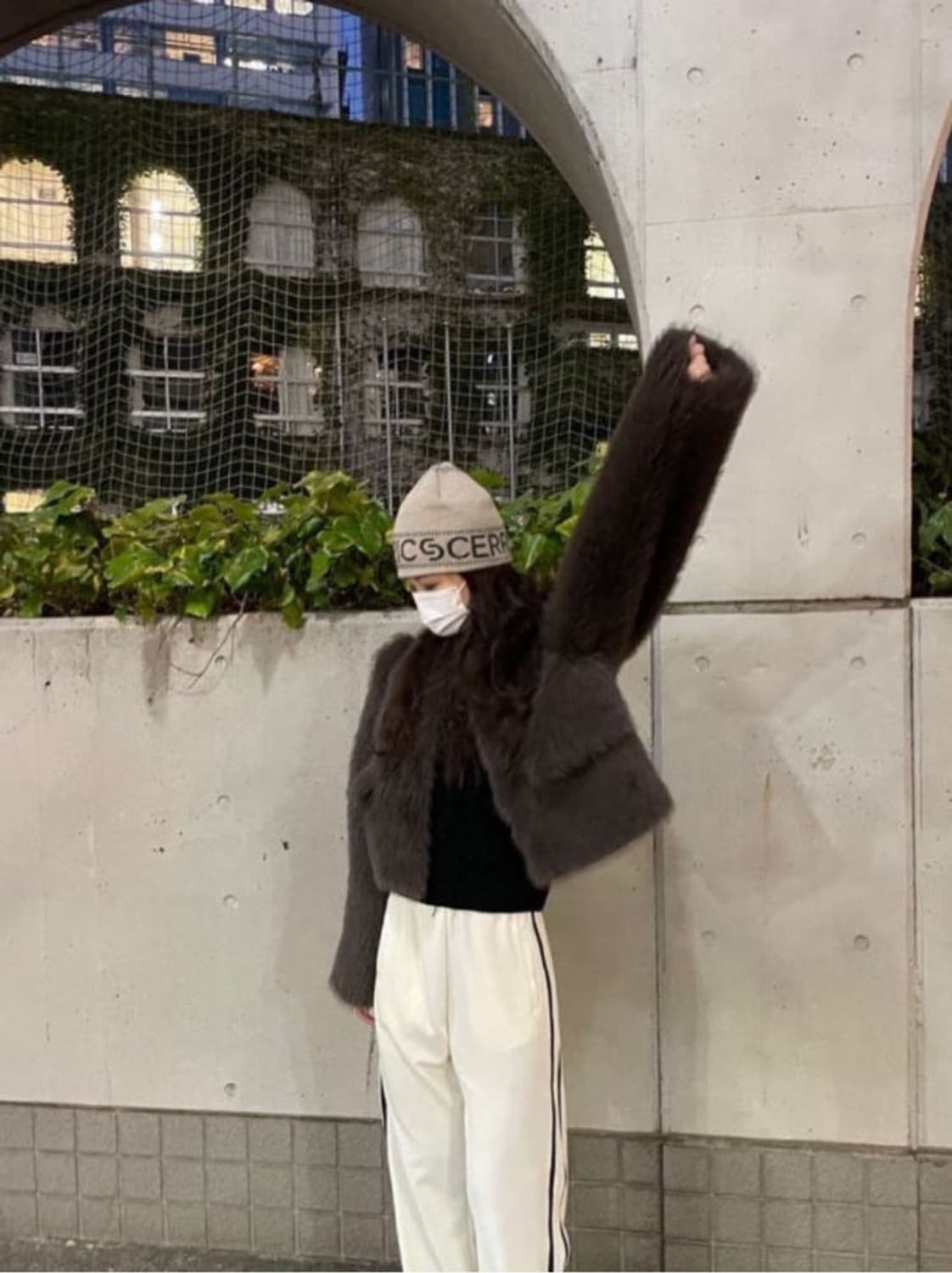 포스터 시부야 퍼자켓 브라운 상품이미지2