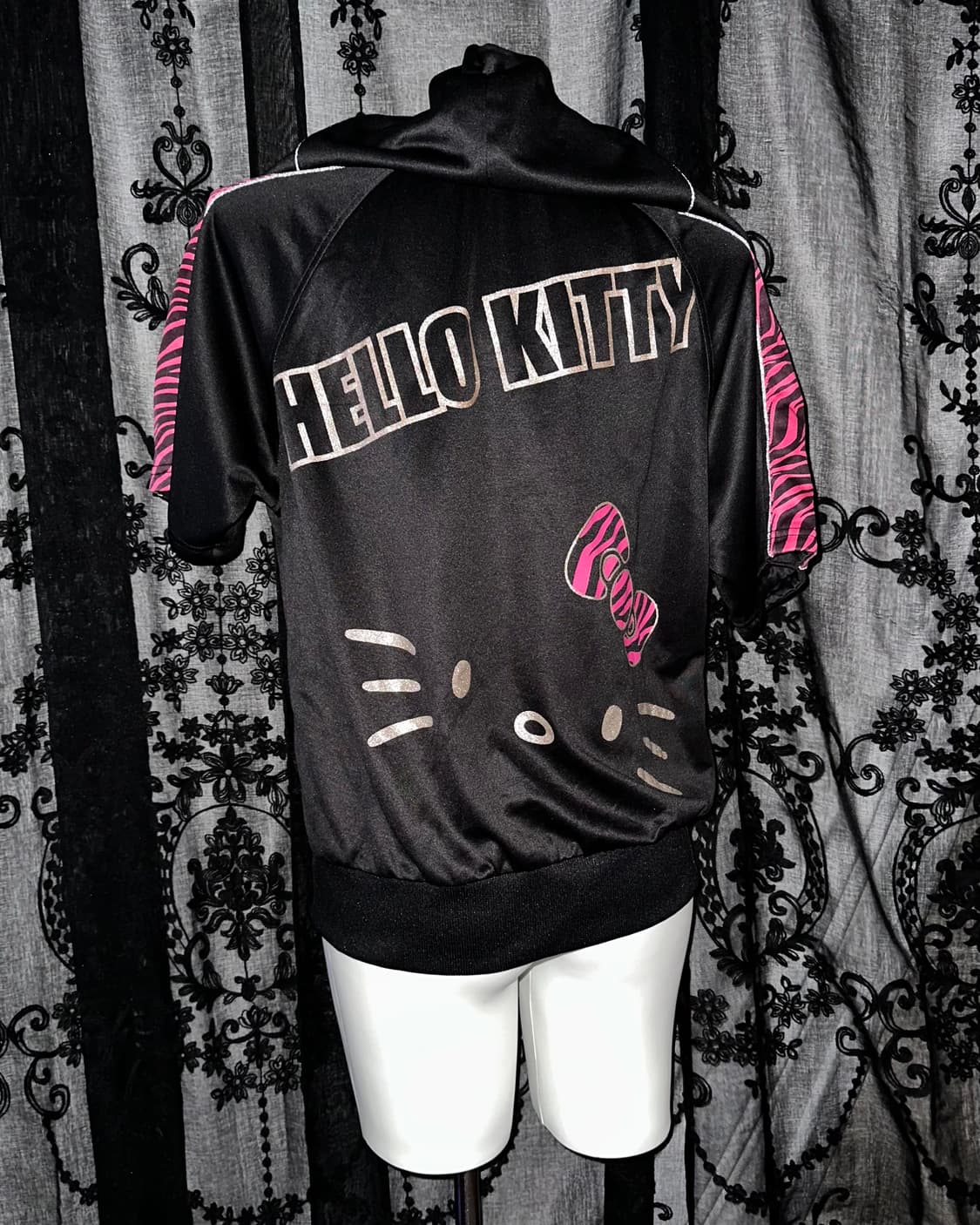 Hot Pink Zebra Hooded Zip-Up 상품이미지3