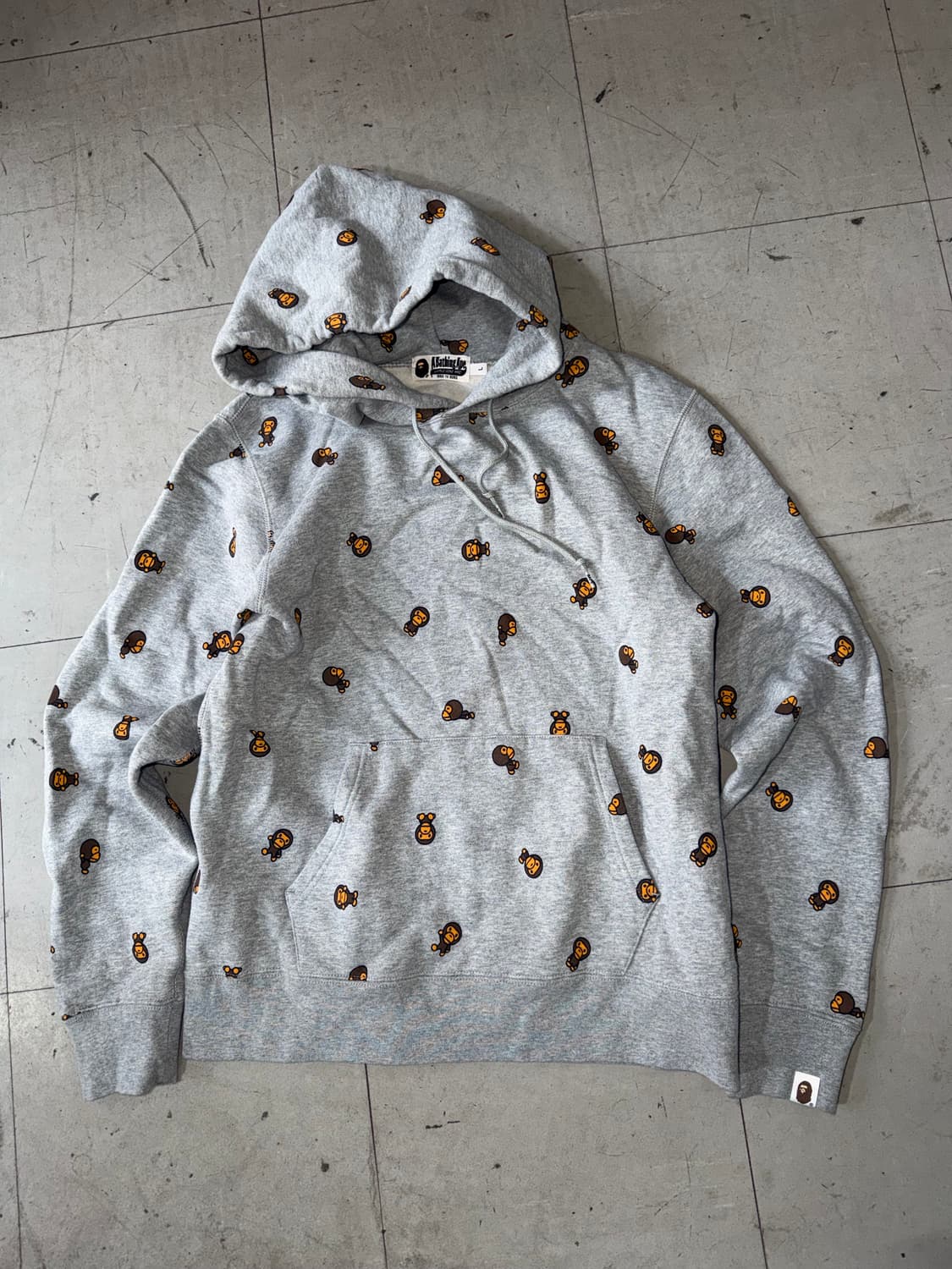 Bape Baby Milo Full Pattern Hoodie 상품이미지8