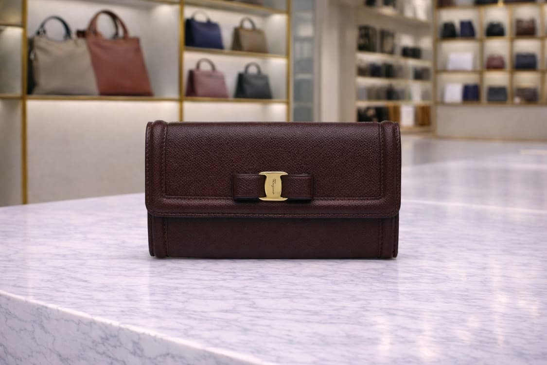 [A급] 페라가모 바라 보우 장지갑 판매합니다!!! 상품이미지1