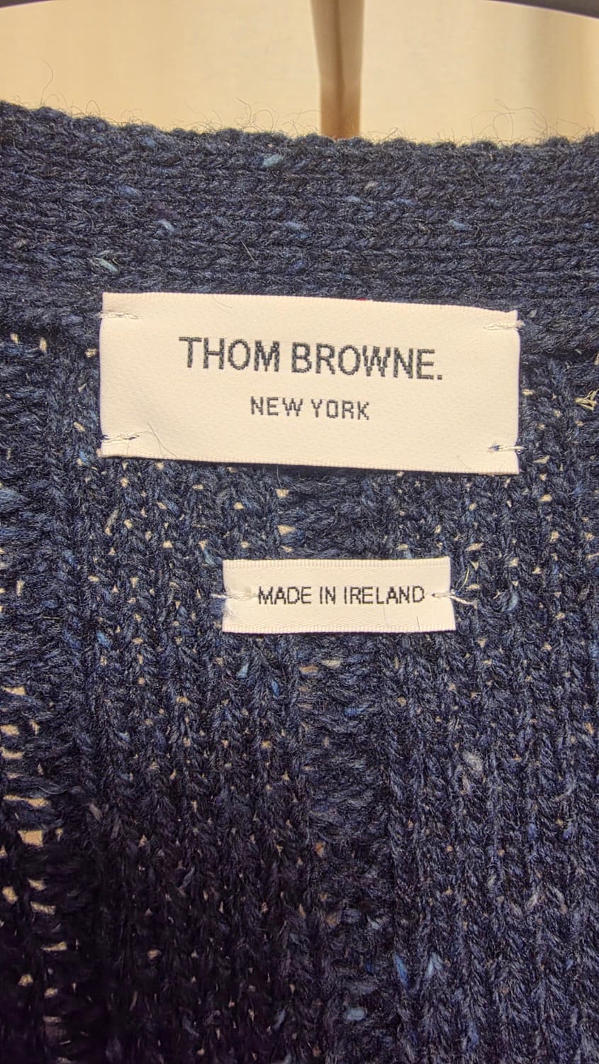 [25/4size] 톰브라운 도네갈 케이블 니트 가디건 4사이즈 상품이미지3