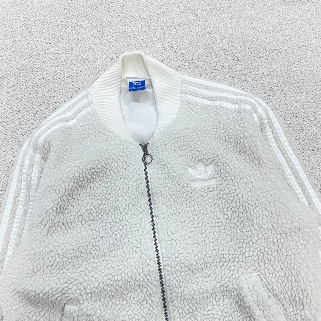 아디다스 파이어버드 후리스 트랙 자켓 화이트 상품이미지3
