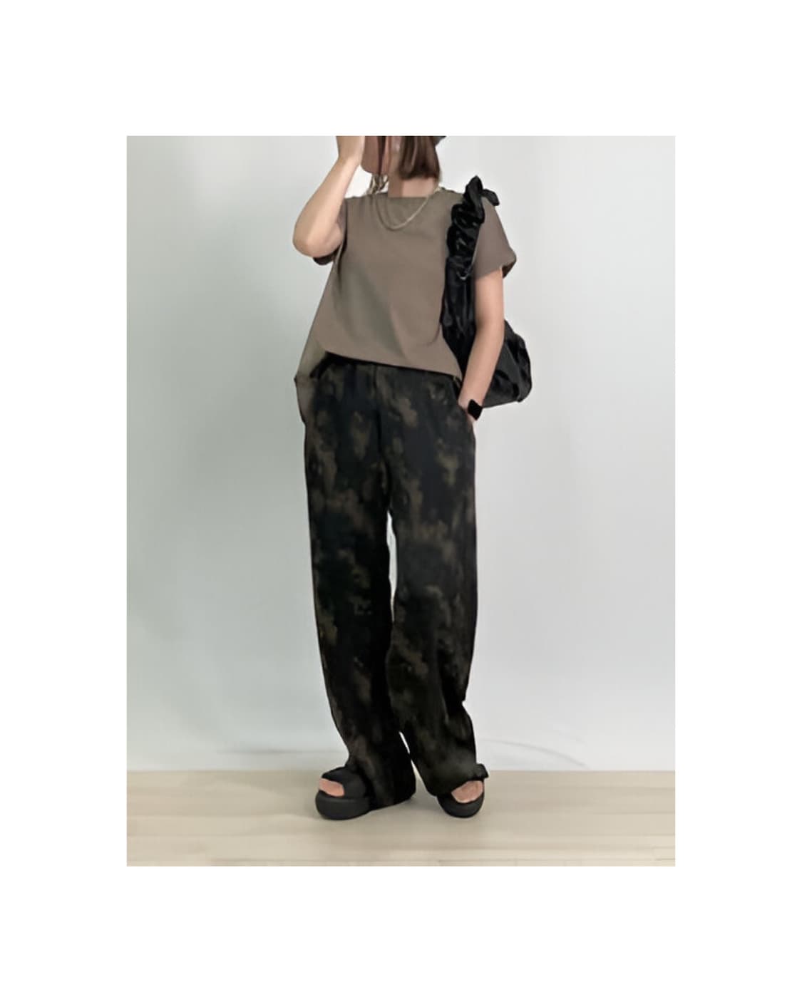 Y’SACCS by 요지야마모토 셔링 숄더백 상품이미지6