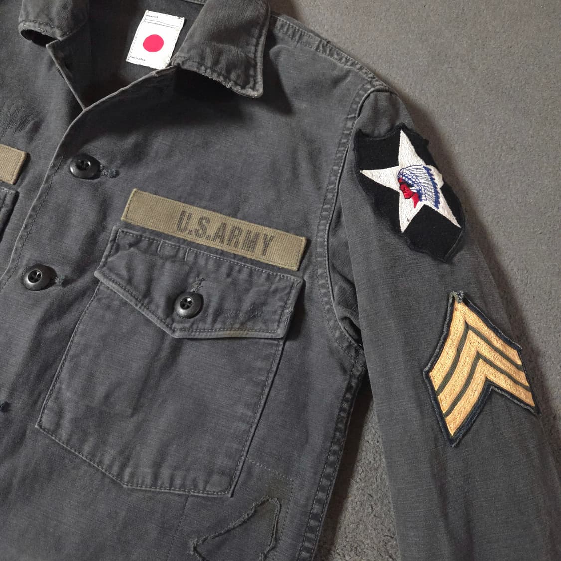 marka 마카 몰스킨 밀리터리 자켓 1 S 상품이미지3