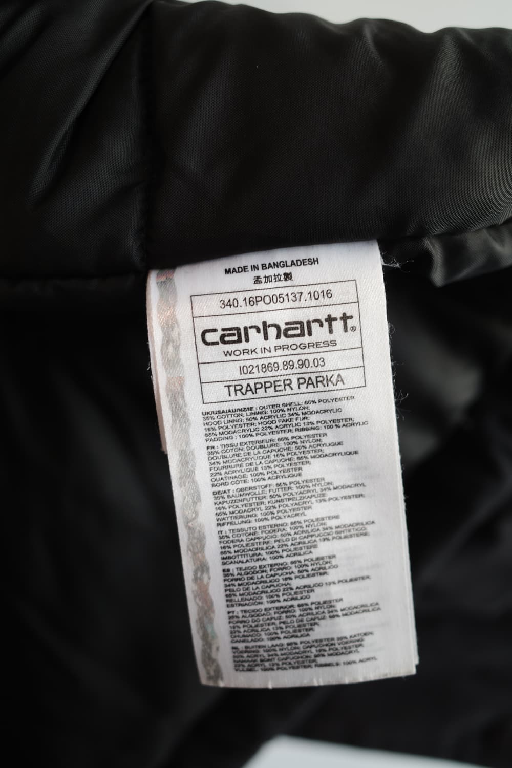 Carhartt 칼하트 TRAPPER PARKA 상품이미지9