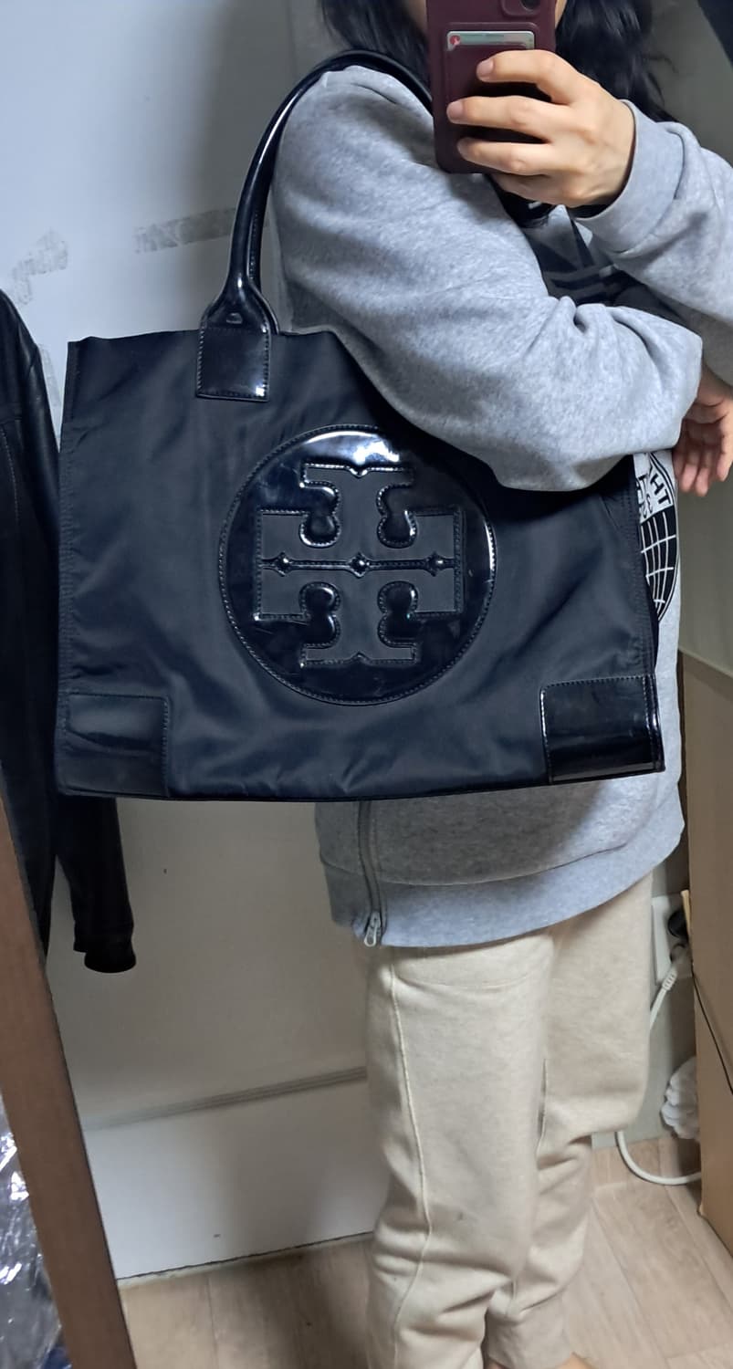 토리버치 블랙 토트백 숄더백 빅백 가방 상품이미지10