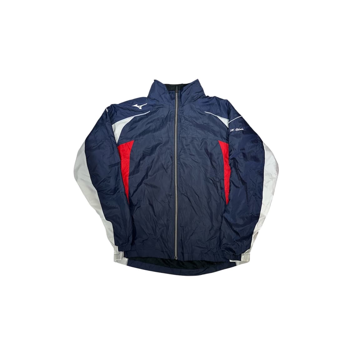 미즈노 네이비 화이트 사이드 라인 바람막이 자켓 M 상품이미지5