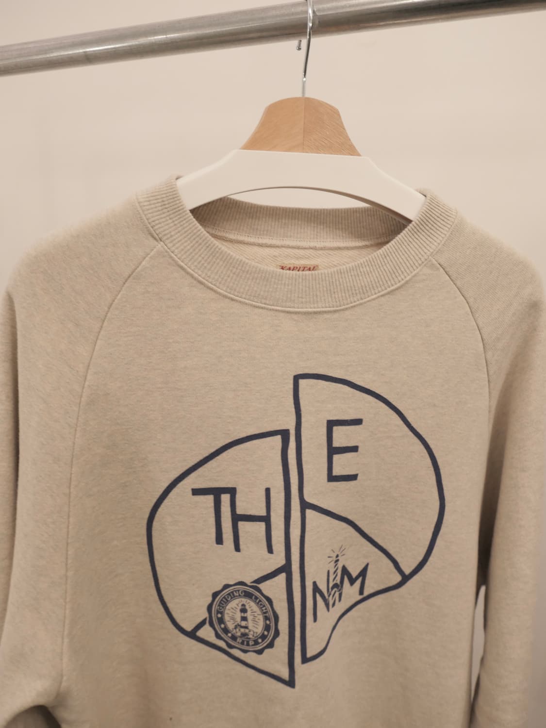 캐피탈 플리스 래글런 스웨트 셔츠 상품이미지2