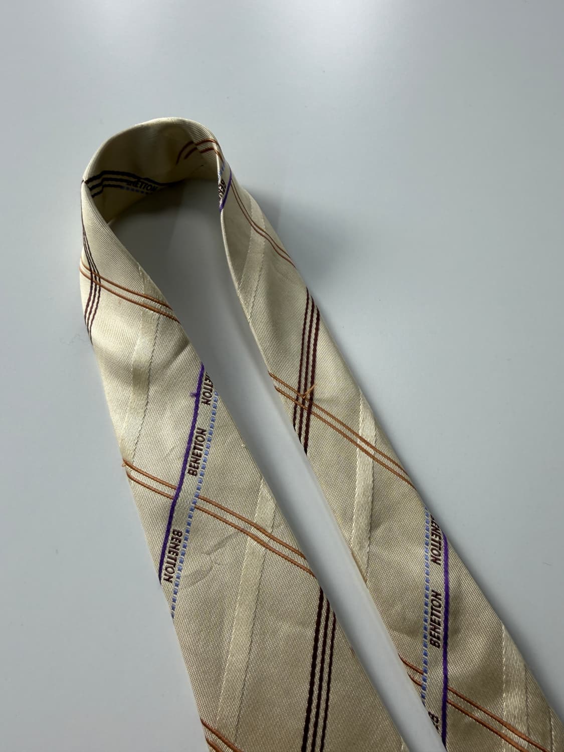 베네통 (Benetton) 실크 넥타이 9cm 상품이미지7