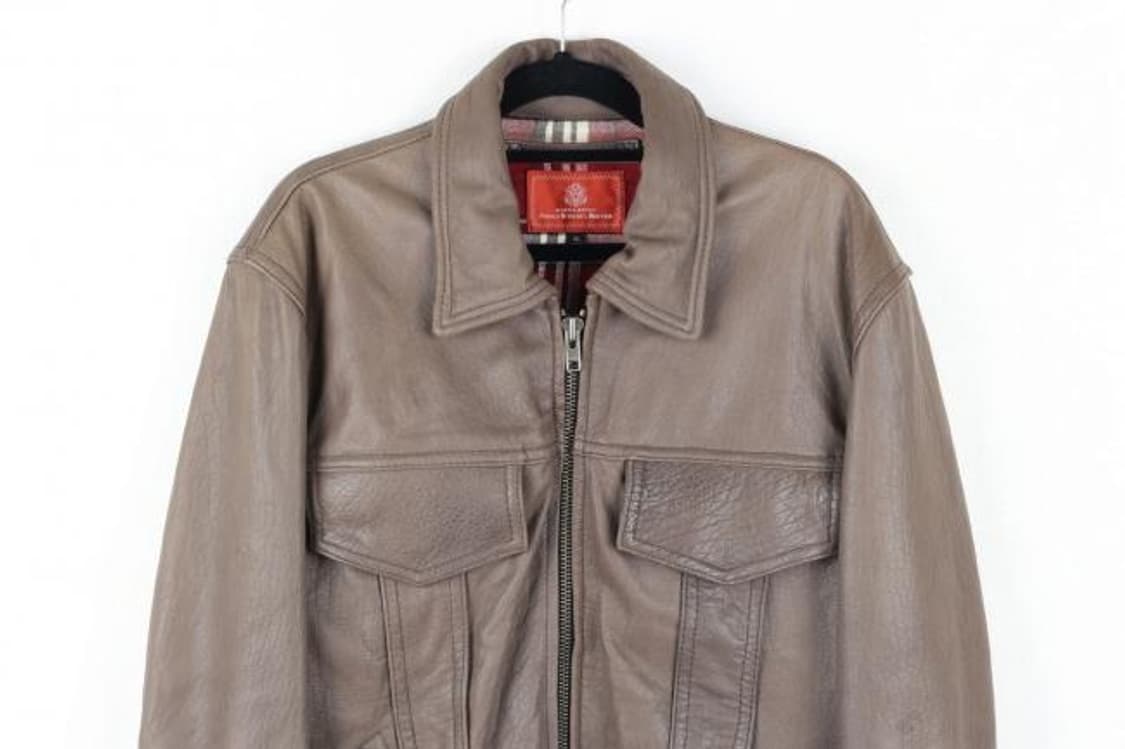 90s Avirex Officers Uniform 가죽자켓 상품이미지3