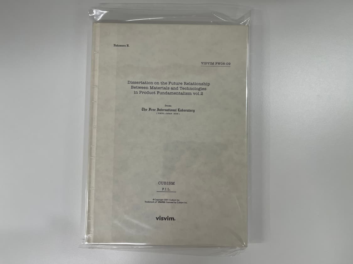 비즈빔 FW08-09 디자인 아카이브 룩북 visvim 상품이미지1