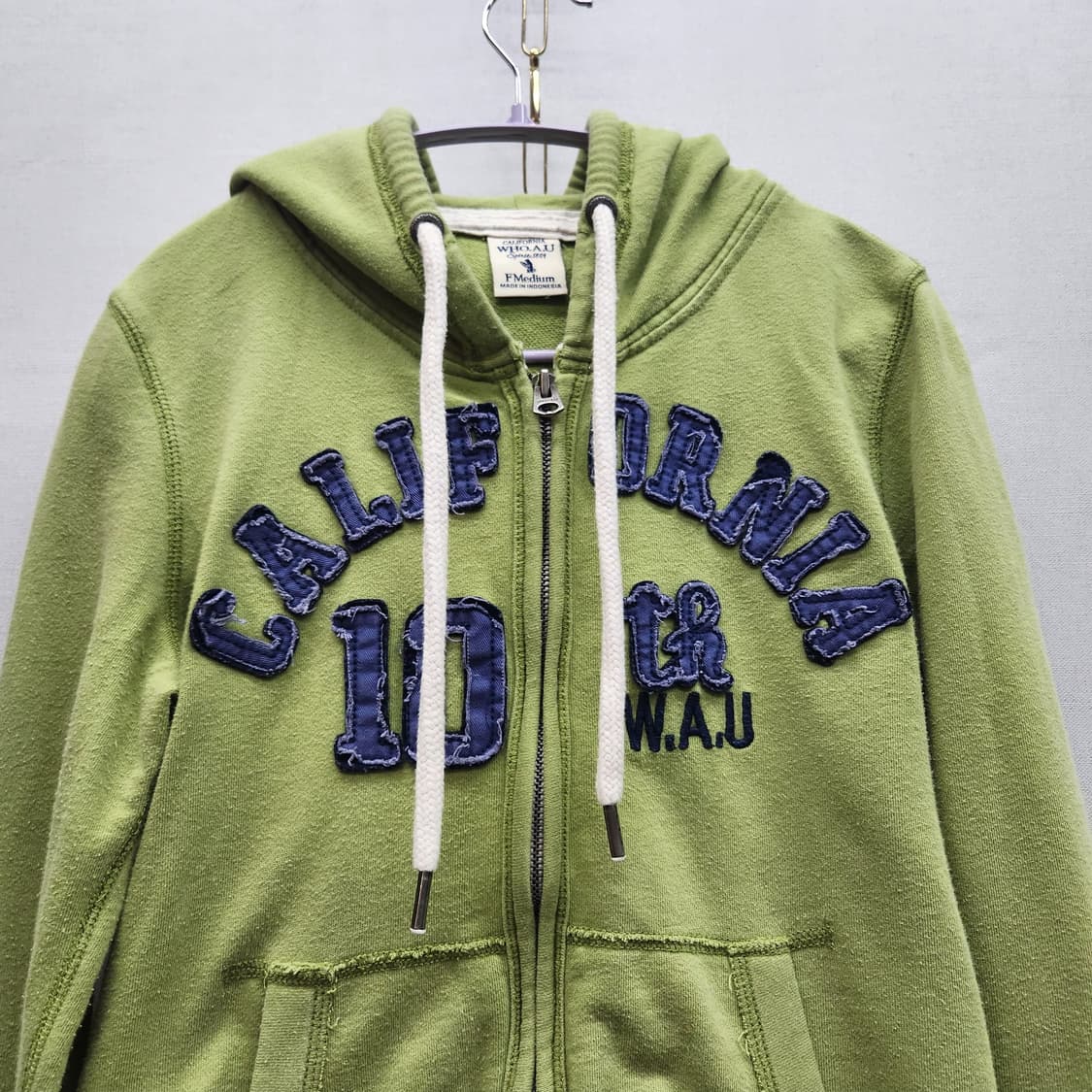 후아유 캘러포니아 Y2K 빈티지 후드집업 S 상품이미지2