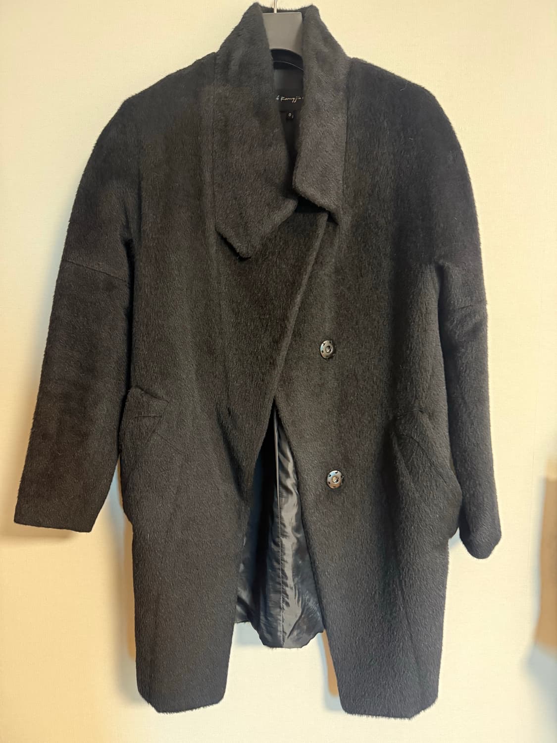 오브제 울 알파카 코트 상품이미지2