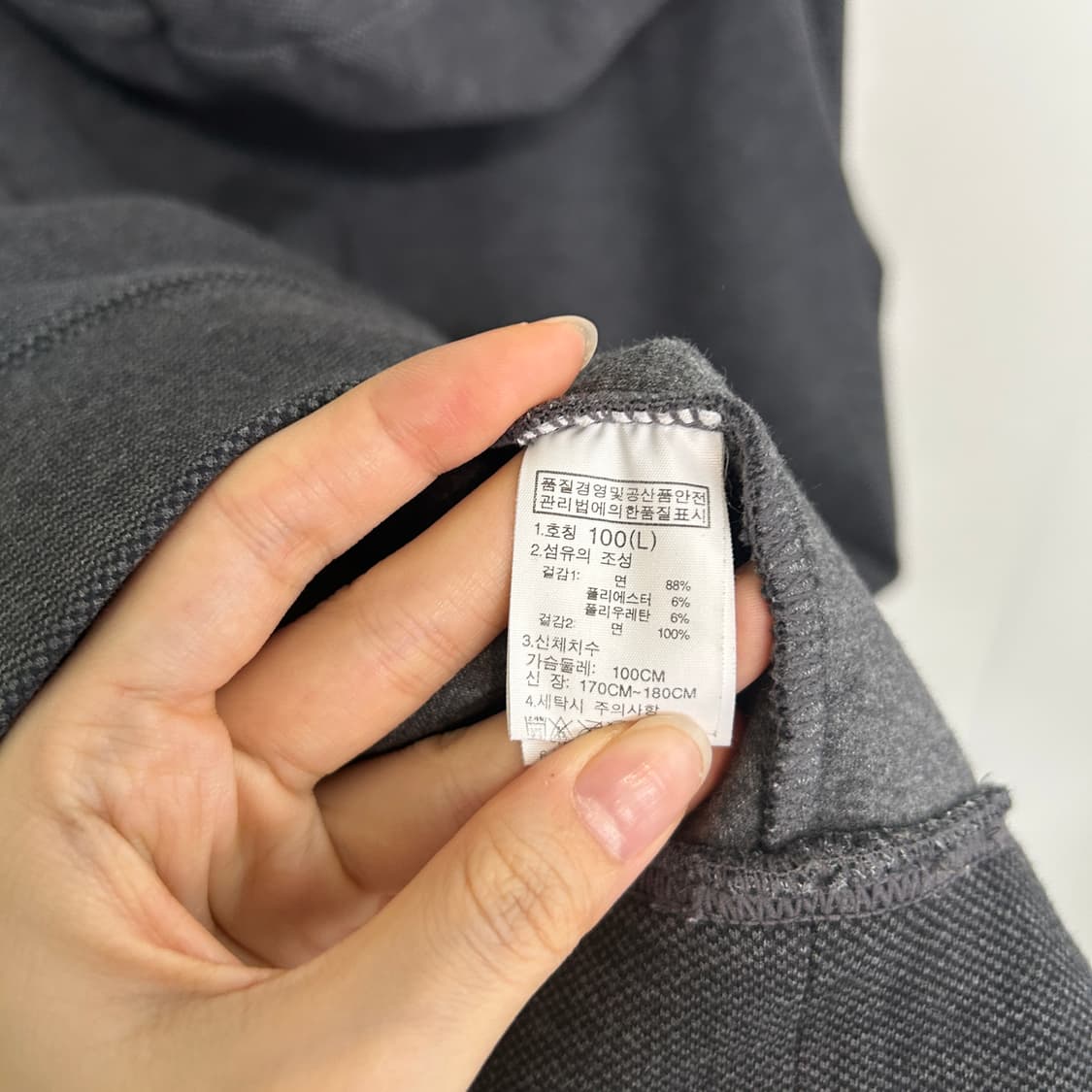 노스페이스 남성 후드 티셔츠 100  상품이미지4