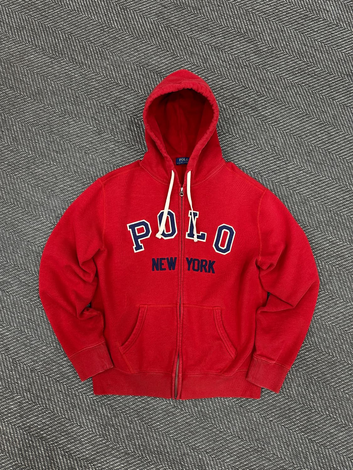 폴로 스펠로고 후드집업M 상품이미지1