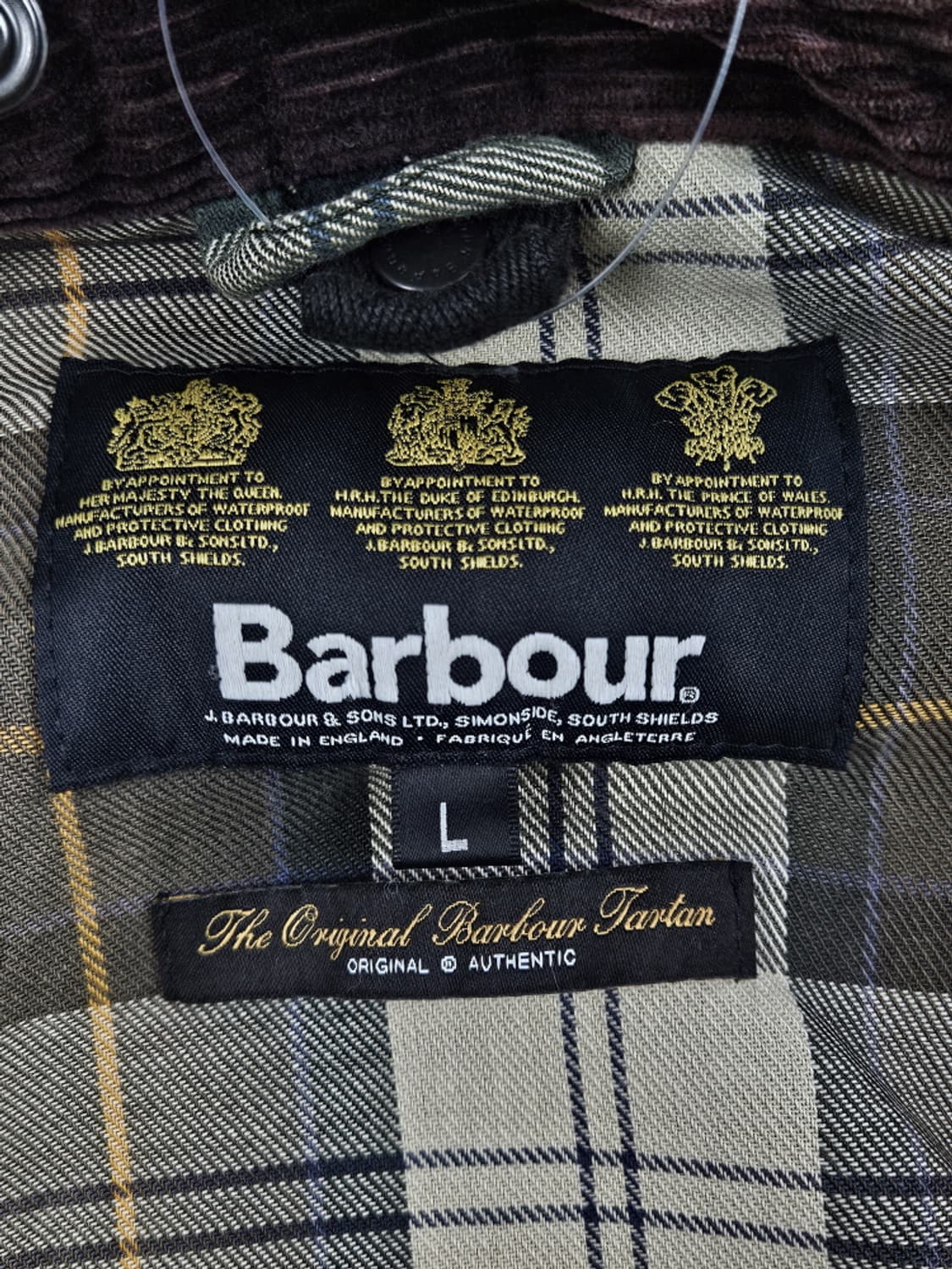 바버 다잉 워시드 커스텀 비데일 왁스드 자켓 ( L ) / 10132 상품이미지9