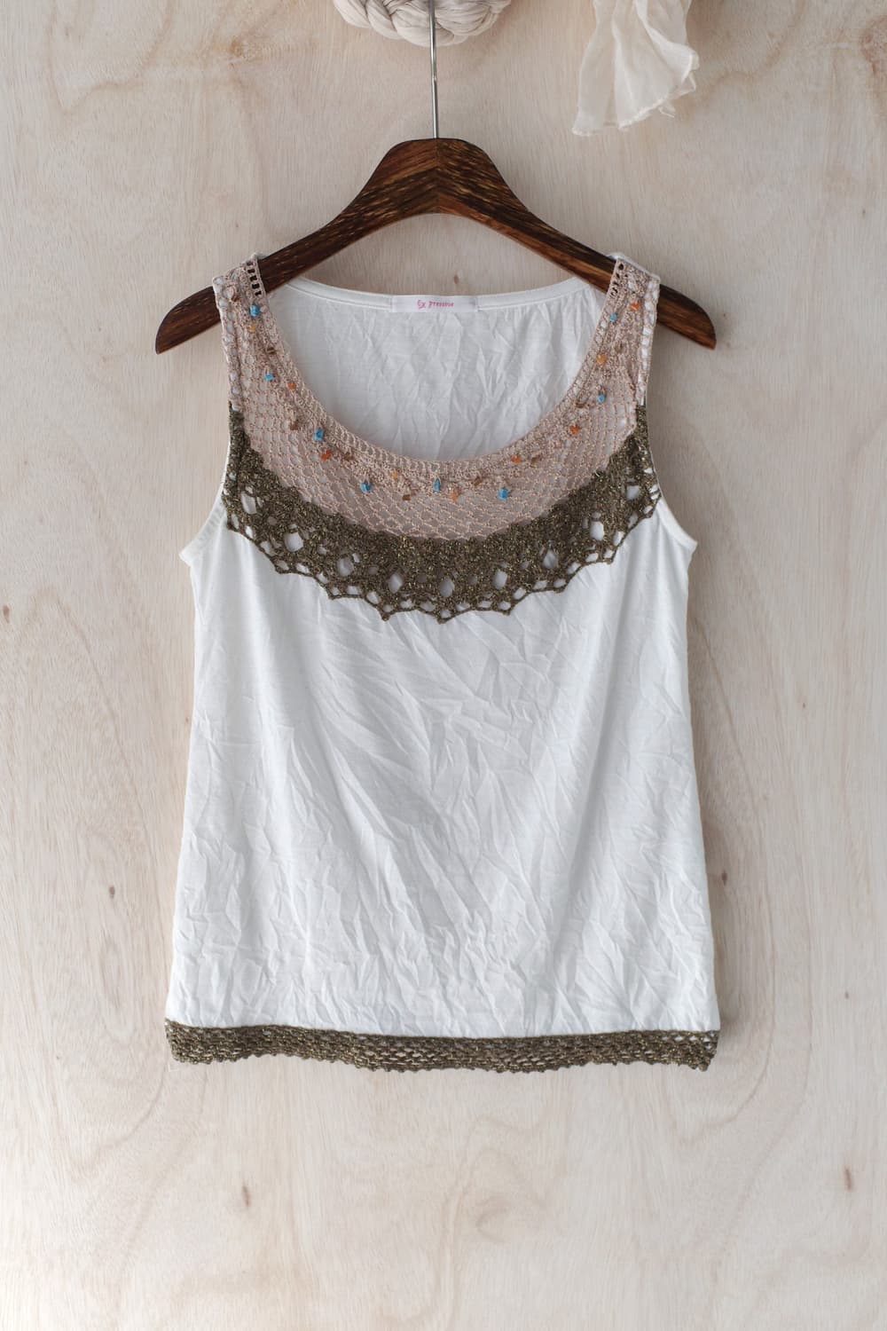 beads crochet sleeveless 상품이미지1
