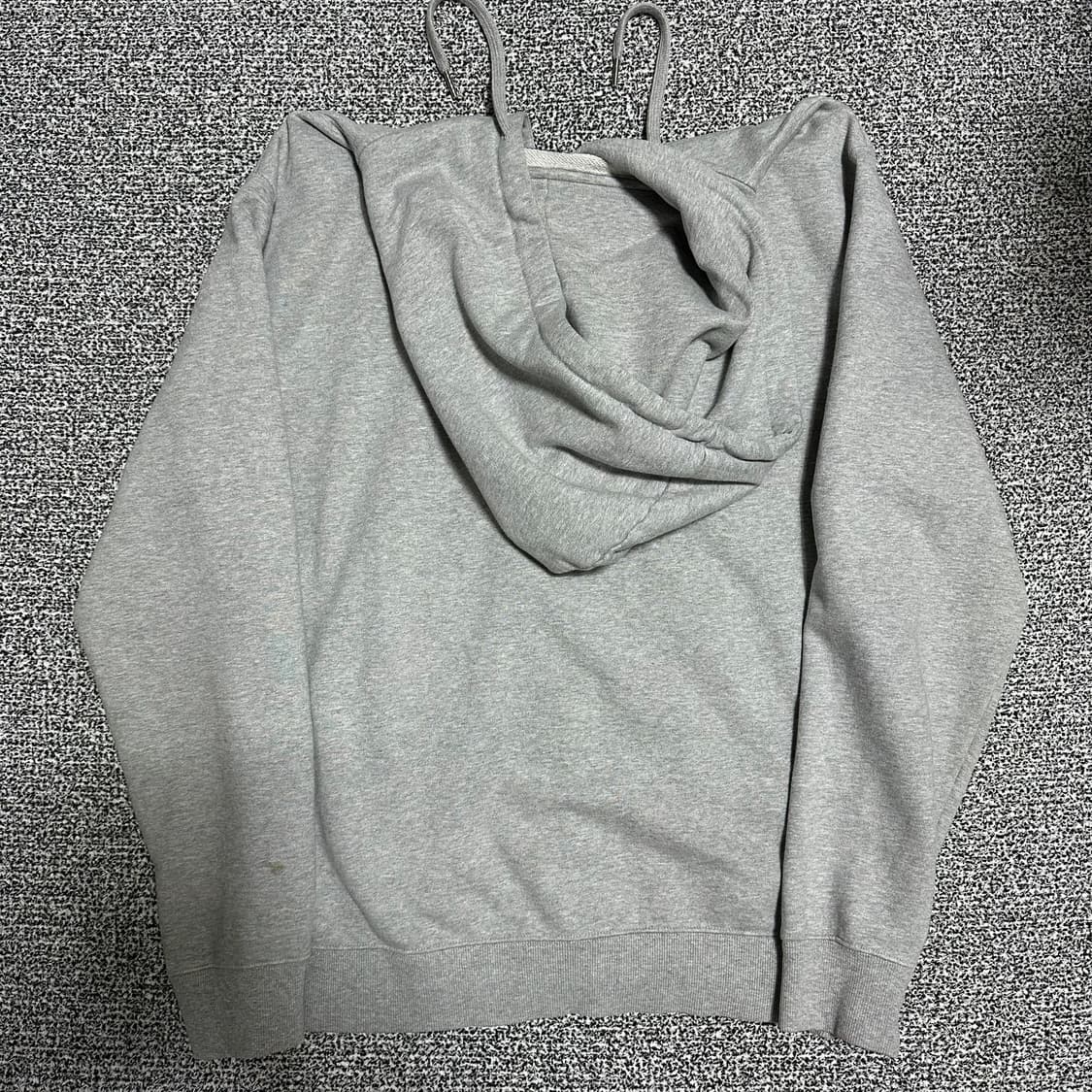 (XL) 멜란지마스터 회색 2way 후드집업 상품이미지4
