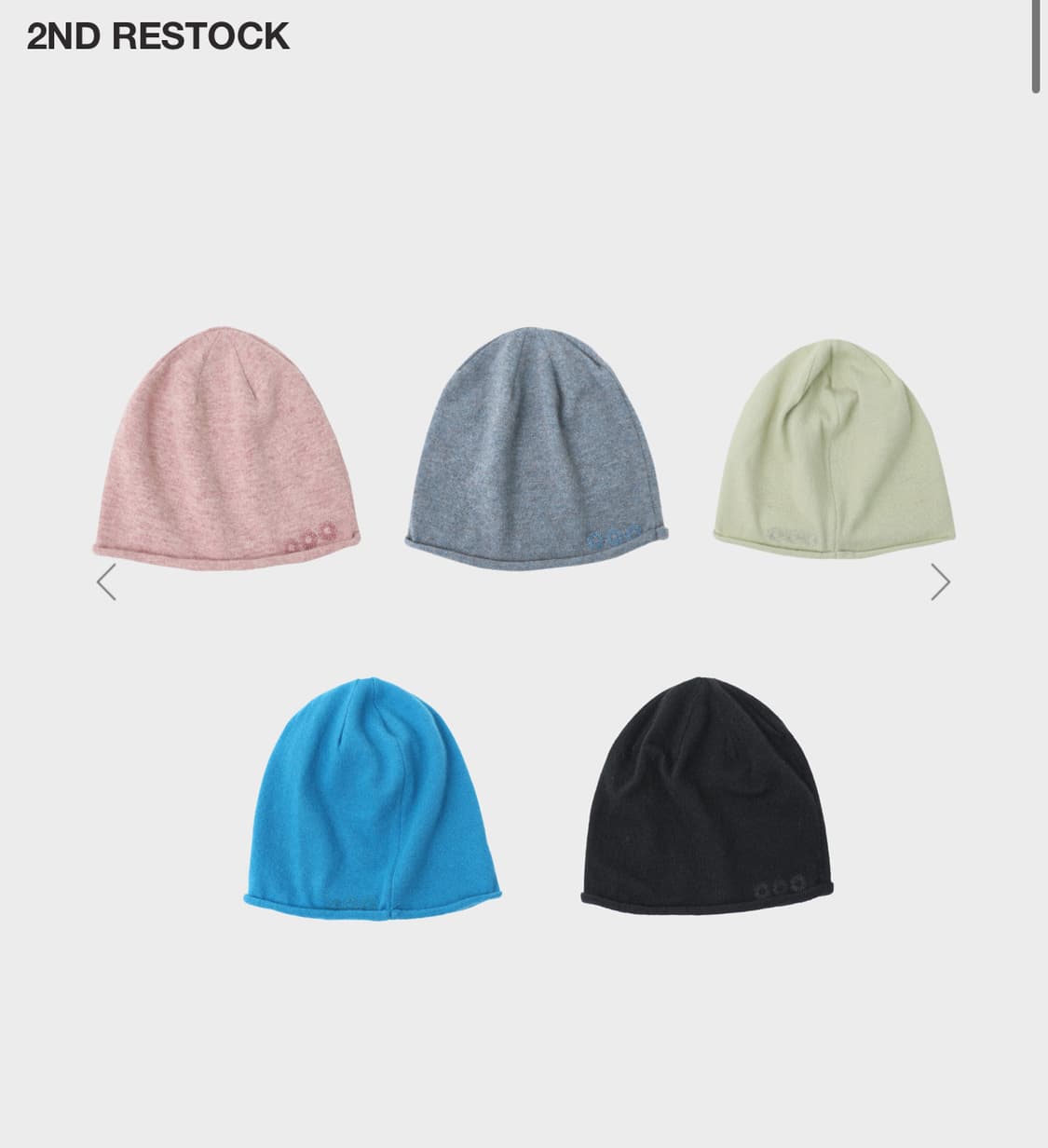 999humanity beanie indi blue 비니 인디블루 상품이미지1