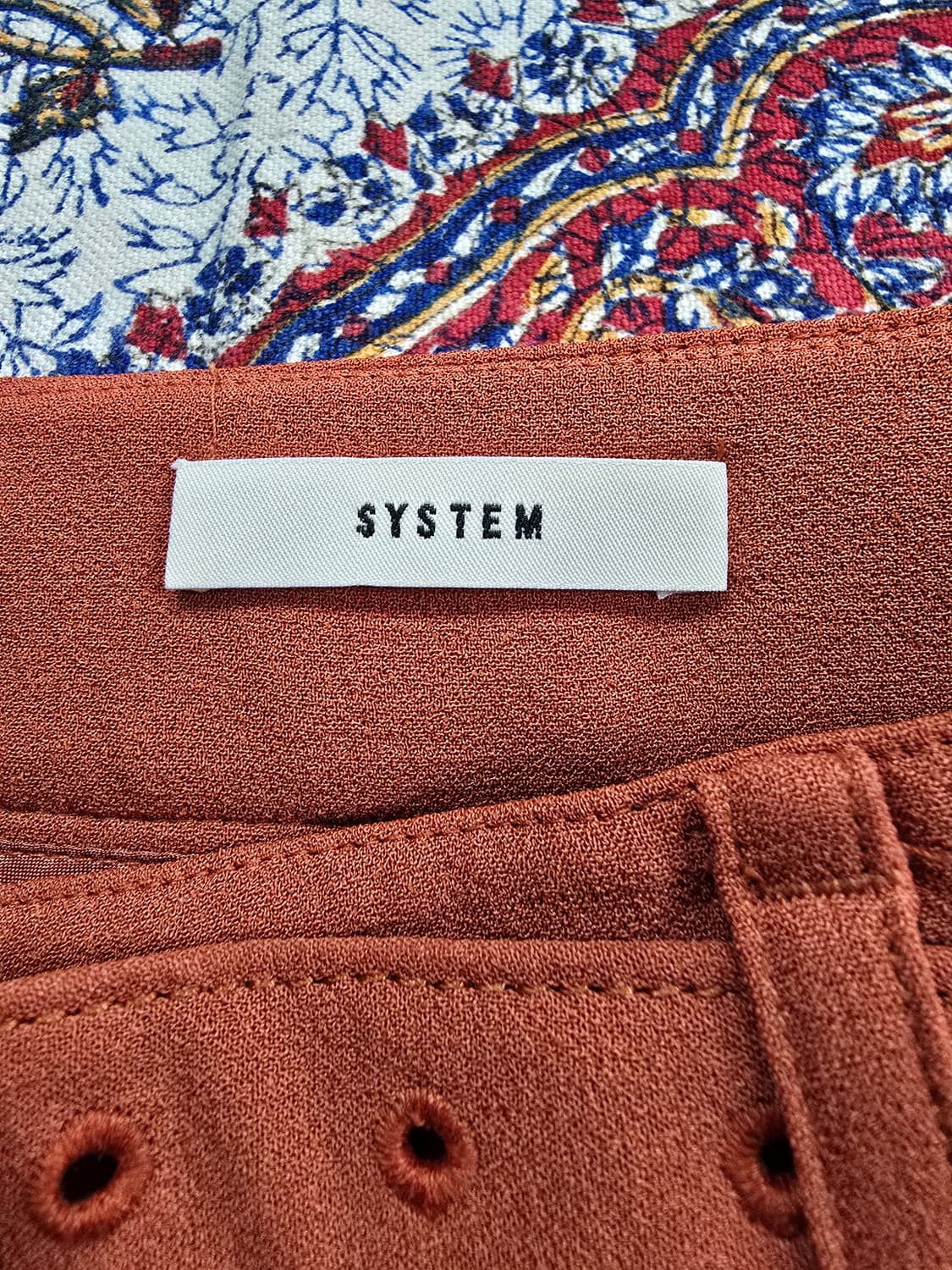 시스템 오렌지 브라운 벨트 와이드 팬츠 (1917) 상품이미지3