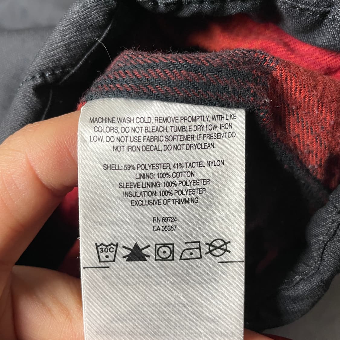 COLUMBIA 컬럼비아 빈티지 블랙 플란넬 후드패딩 A00465 상품이미지10