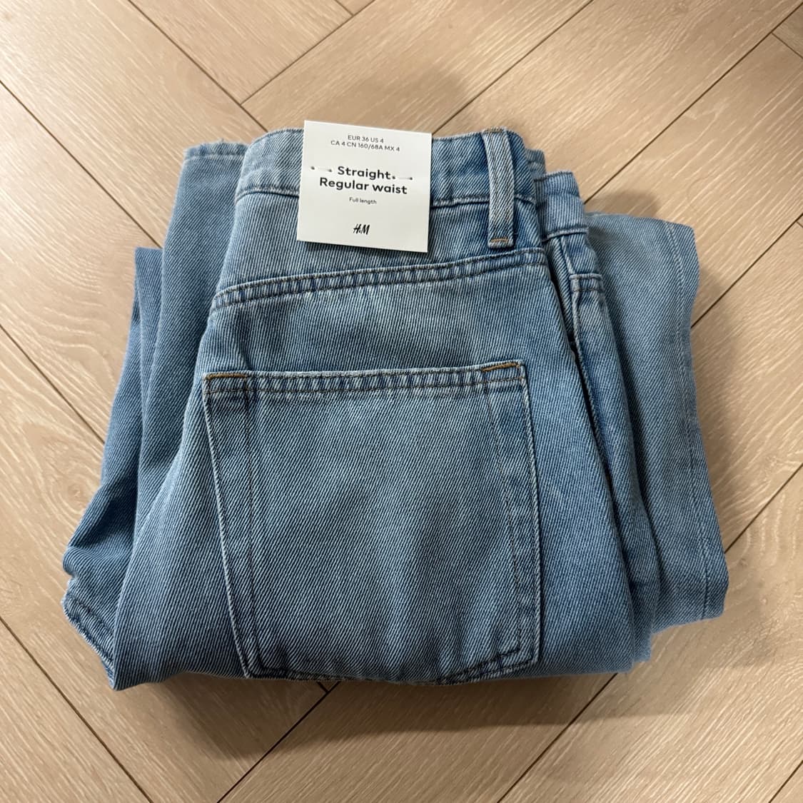 H&M 스트레이트 레귤러 웨이스트 36 상품이미지5