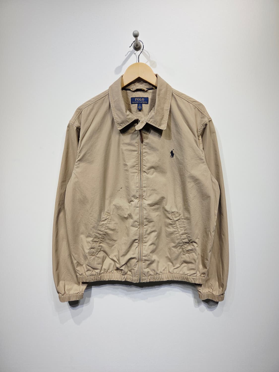 폴로 랄프로렌 코튼 해링턴 자켓 베이지 상품이미지2