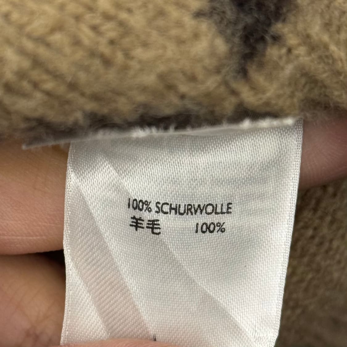 에디바우어 아가일 패턴 울 빈티지 니트 / 아웃도어 엘엘빈 상품이미지7