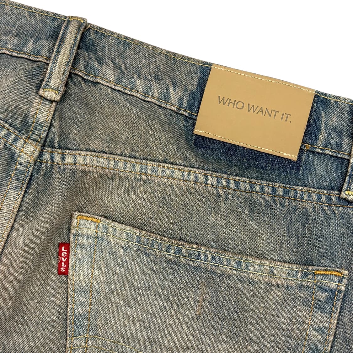 WHO WANT IT. Custom Levi’s Flare Jeans 상품이미지5