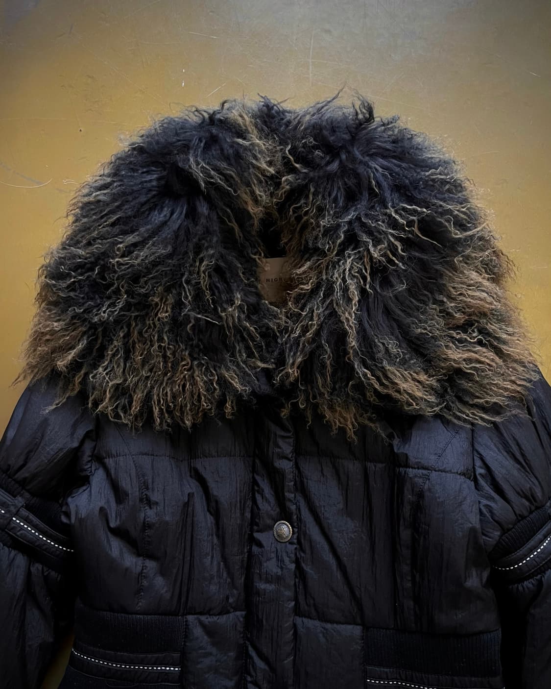 Italian V-Kei Tibet Fur Bondage Parka 상품이미지4