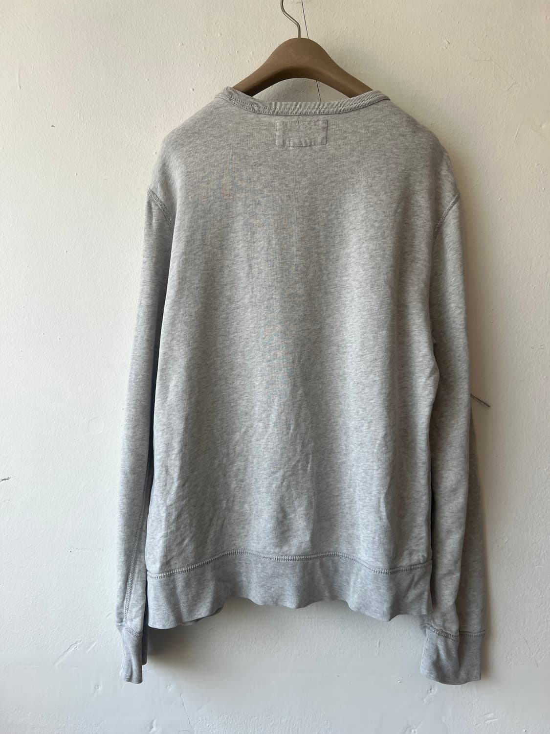 랄프로렌 데님앤서플라이 남성 멜란지그레이 맨투맨티셔츠 상품이미지3