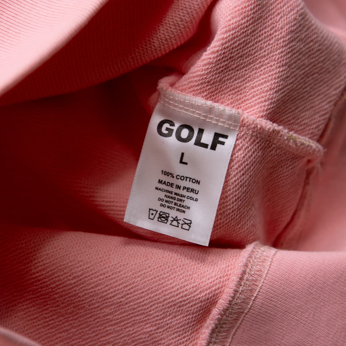 골프왕 골프 미니 로고 스웻셔츠 핑크 상품이미지5