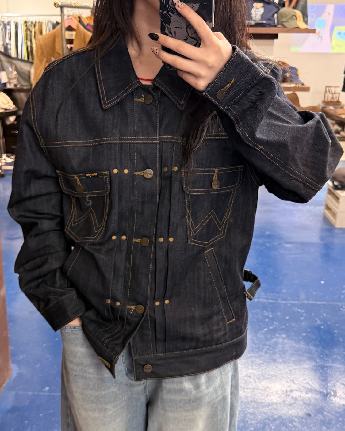 랭글러 새상품 데님 자켓 상품이미지1