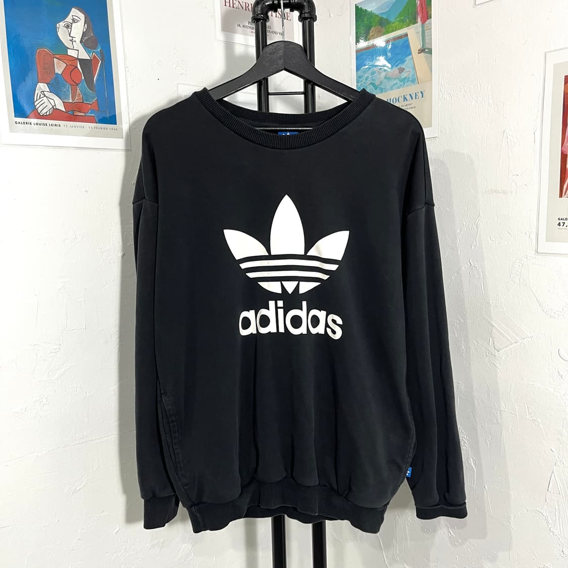 아디다스 빅로고 맨투맨 상품이미지1