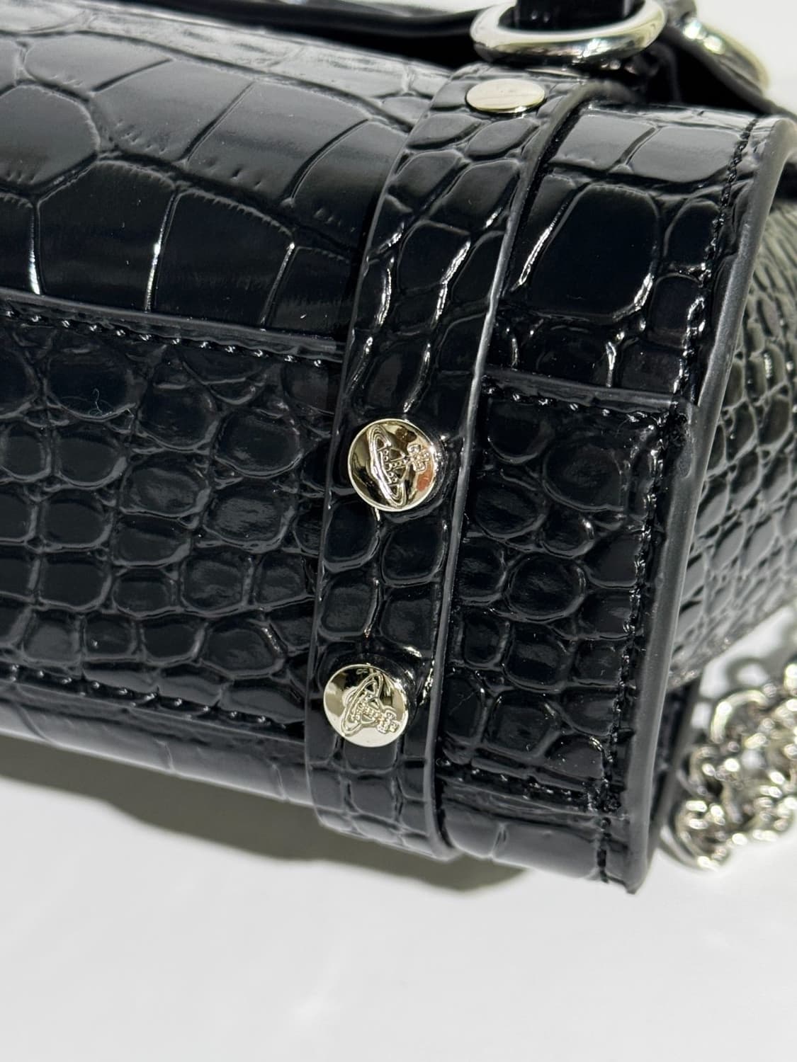 Vw croc leather bag 상품이미지4