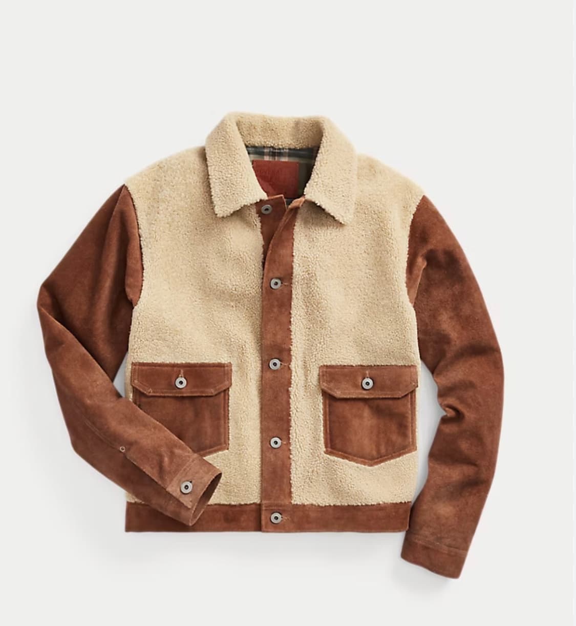 rrl 스웨이드 그리즐리 자켓 L 상품이미지1