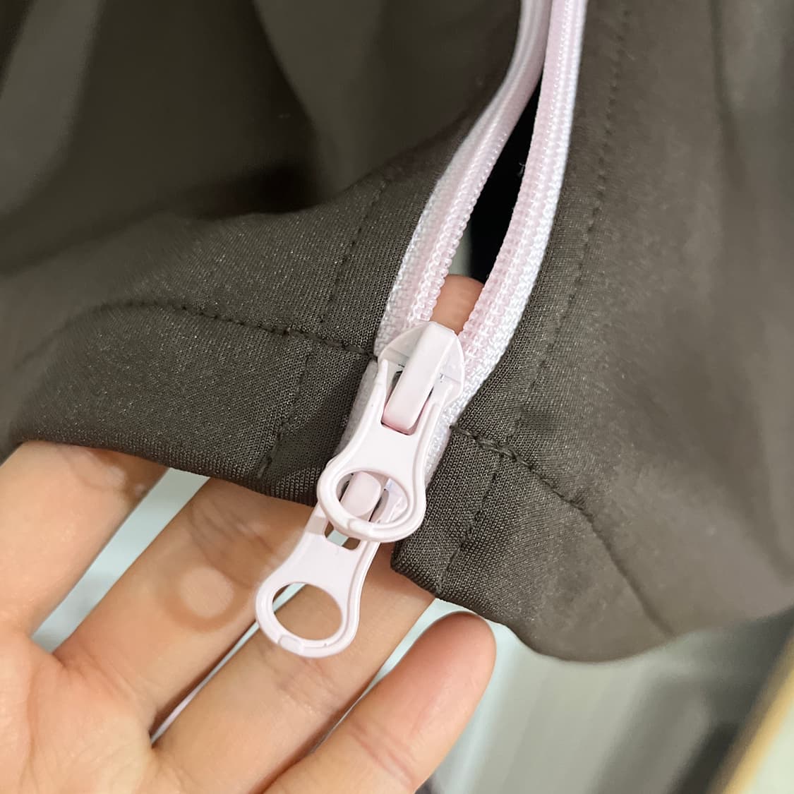 널디 여성 리본 트랙탑 브라운(M/거의새상품) 상품이미지7