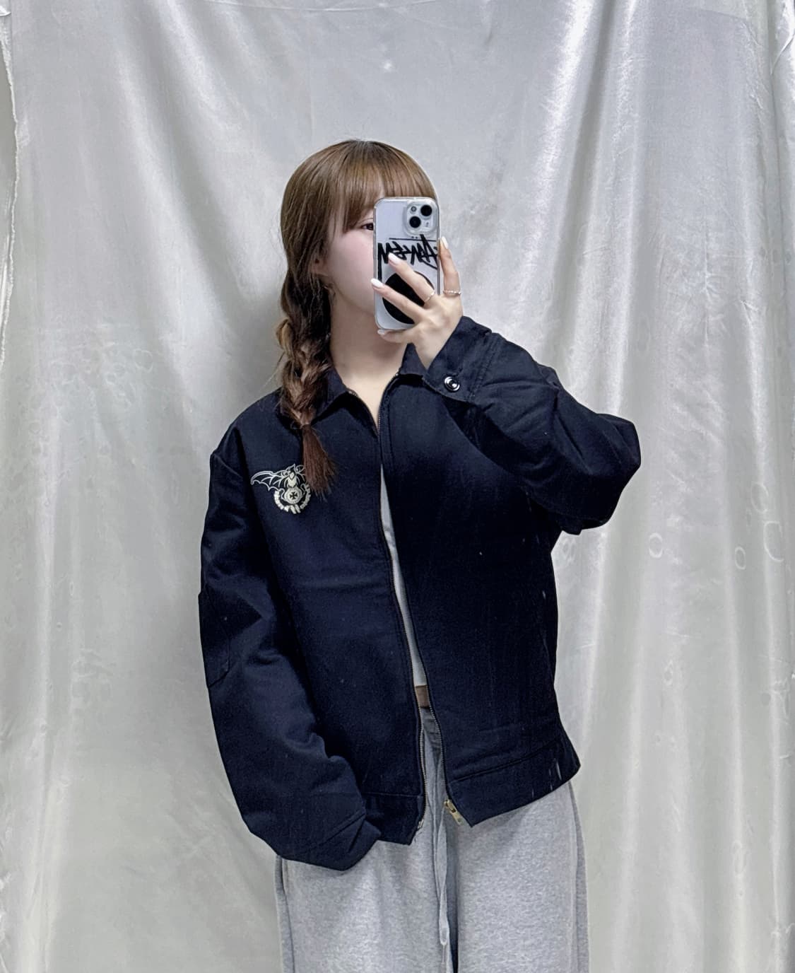 디키즈 블랙 누빔 워크자켓  상품이미지1