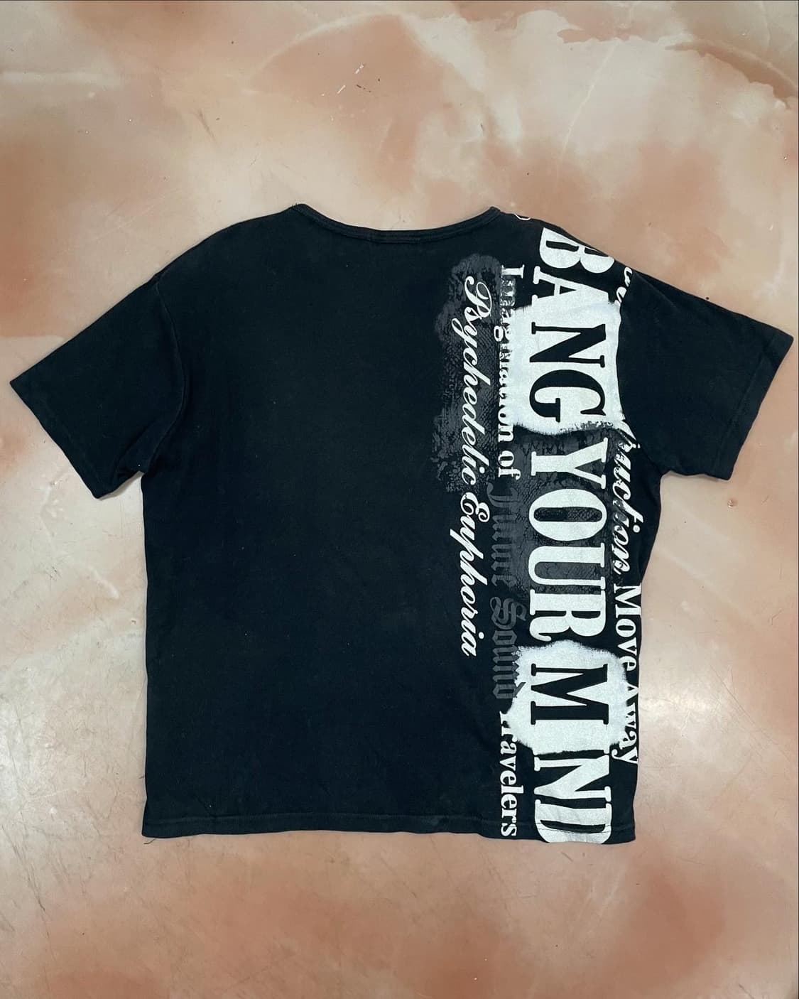  y2k lettering cubic Half T-shirt 상품이미지2
