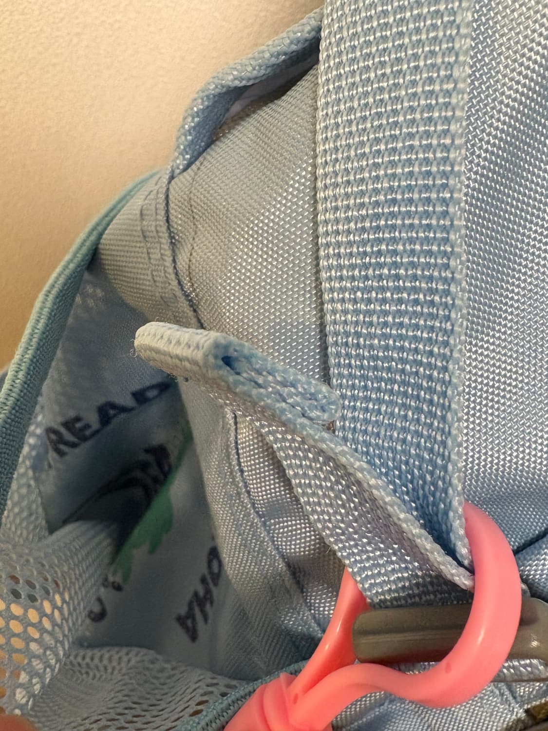 piko 피코  블루 백팩 가방 빈티지y2k 히메갸루 모리걸 도트 체크 상품이미지6