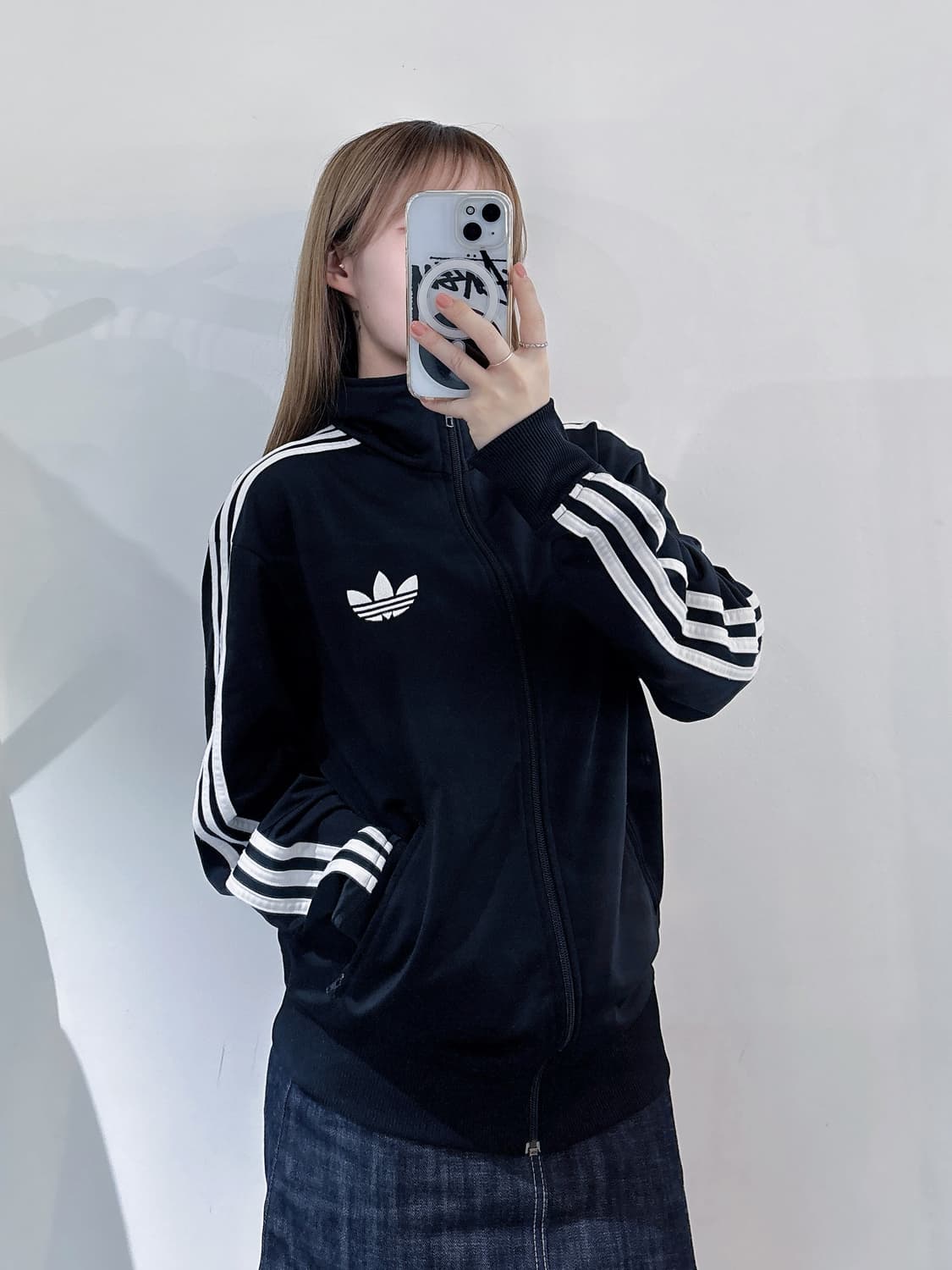 아디다스 파이어버드 블랙 삼선 트랙탑 상품이미지1