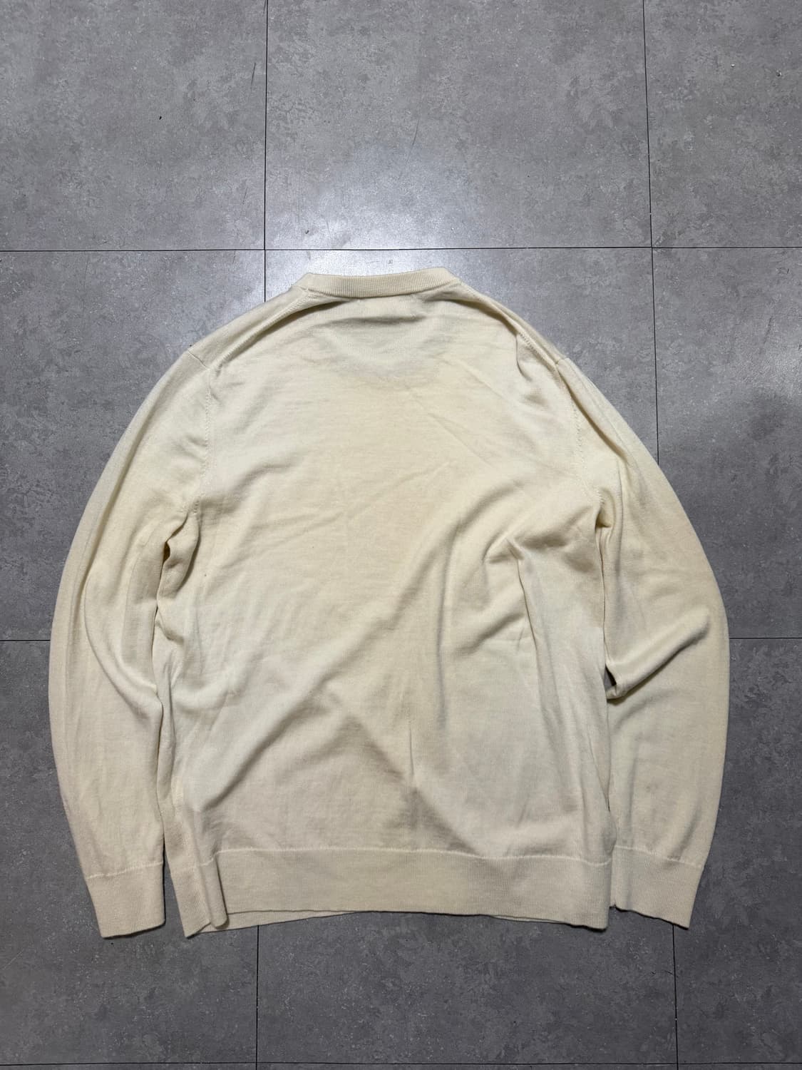 바나나리퍼블릭 아이보리컬러 이태리 메리노 울  니트  105 size  상품이미지6