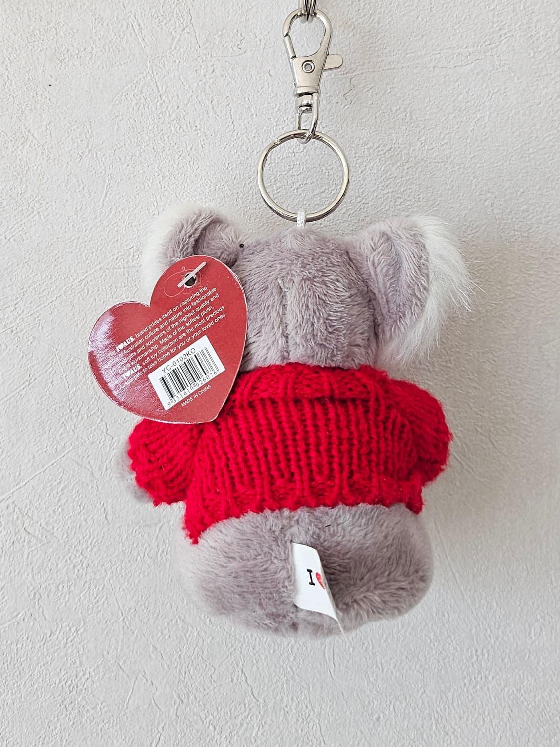 호주 멜번 시드니 여행 기념 코알라 니트 키링 (새상품) 상품이미지2