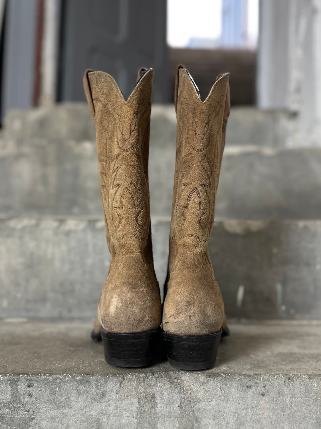 00's OG 토니라마 러프아웃 스웨이드 웨스턴 부츠 카우보이 부츠 상품이미지7