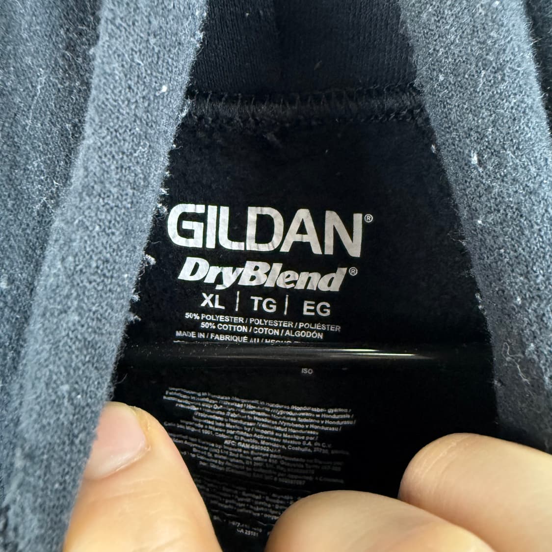 (XL) 염따 플렉스 후드 티 블랙 상품이미지3