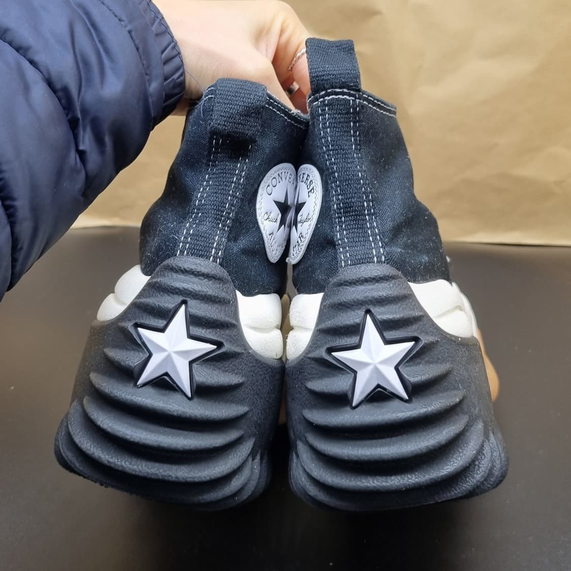 컨버스 런스타 모션 블랙 하이탑240 상품이미지4