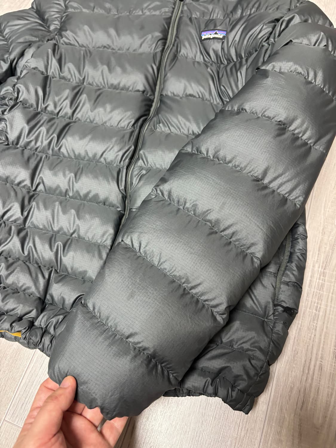 [L/오염] 파타고니아 경량패딩 그레이 상품이미지10